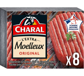 CHARAL – Hachés de boeuf 15% M.G 8x100g