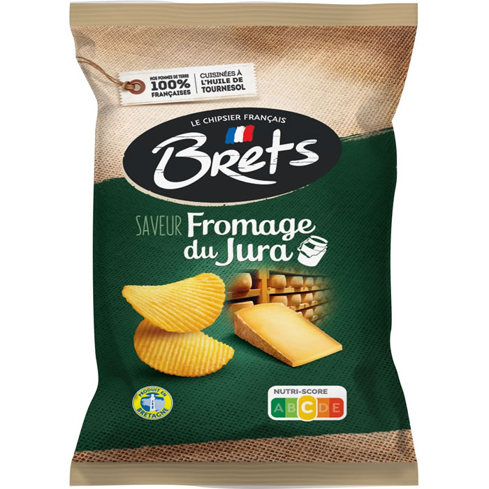 BRET'S - Chips saveur fromage du Jura 125g