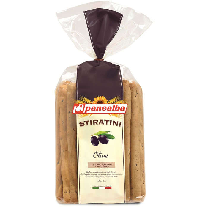 PANEALBA Gressins aux olives noires 250g