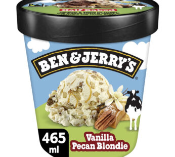 BEN & JERRY&rsquo;S – Crème glacée à la vanille, noix de pécan et caramel