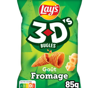 LAY’S 3D’s Biscuits soufflés saveur fromage 85g