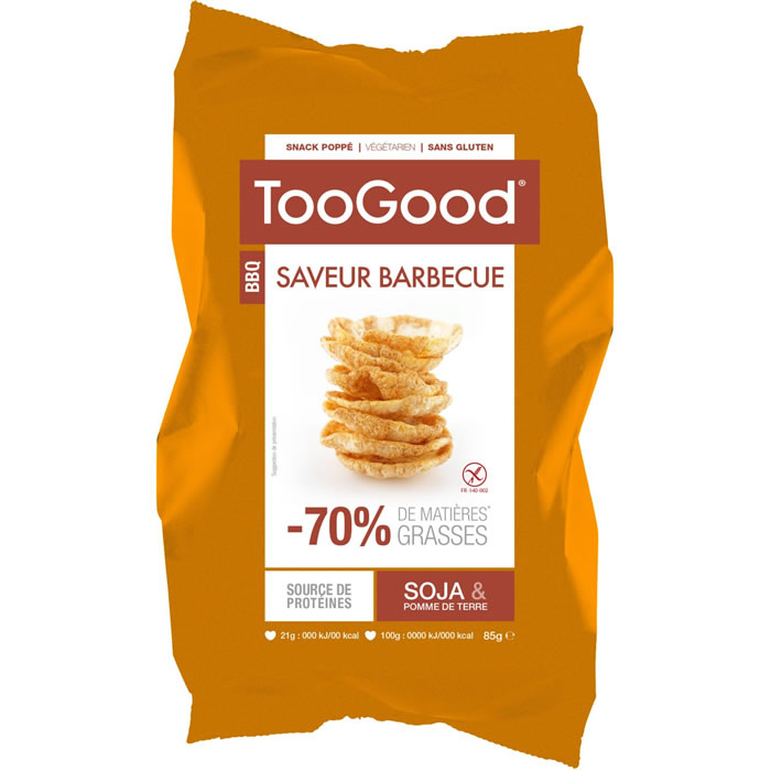 TOOGOOD - Snacks soja saveur barbecue 85g