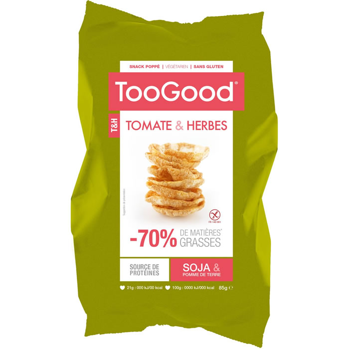 TOOGOOD Snacks soja saveur tomates et herbes 85g
