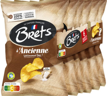 BRET&rsquo;S – Chips à l&rsquo;ancienne nature 6x25g