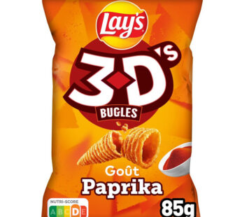 LAY’S 3D’s Biscuits soufflés saveur paprika 85g