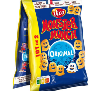 VICO Monster Munch Chips soufflés salés 2x85g