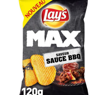 LAY’S – Chips ondulées saveur barbecue 120g