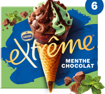 EXTRÊME – Cônes glacés à la menthe et chocolat 6x71g
