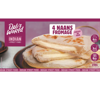 DELI&rsquo;S WORLD – Naan fromage 240g