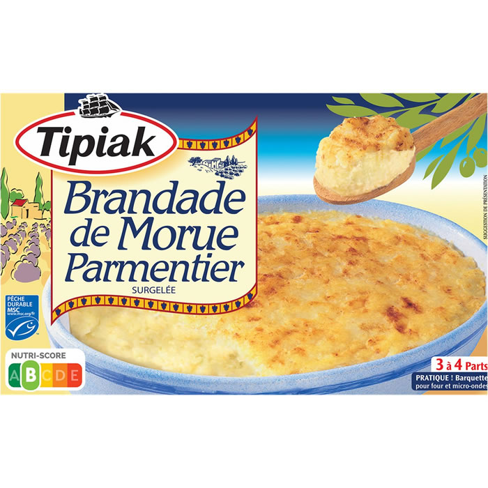 TIPIAK - Brandade de morue parmentier MSC 1,05kg