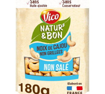 VICO Natur&rsquo;&Bon Noix de cajou non grillées et non salées 180g