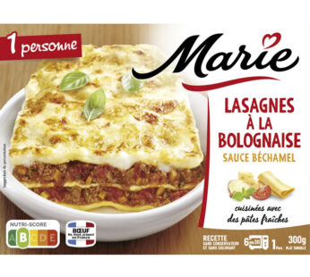 MARIE – Lasagnes à la bolognaise 300g