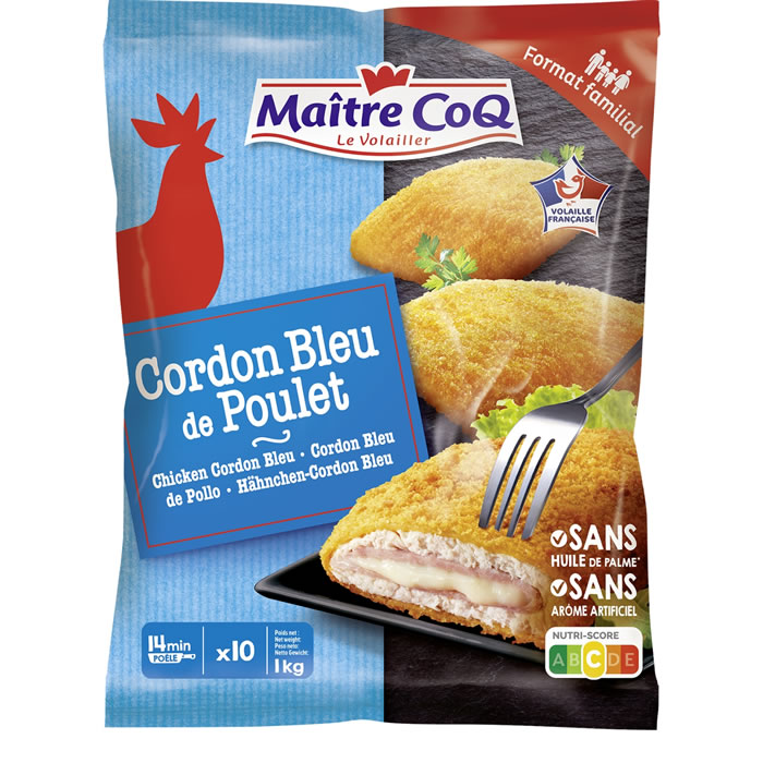 MAITRE COQ - Cordon bleu de poulet 1kg