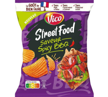 VICO Street Food – Chips ondulées au spicy barbecue 120g