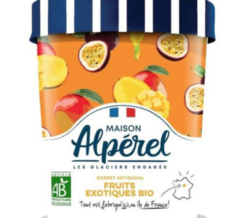 MAISON ALPEREL – Sorbet aux fruits exotiques bio