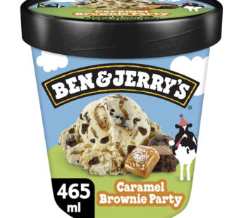 BEN & JERRY’S – Crème glacée au caramel et brownie