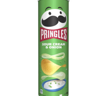 PRINGLES – Chips tuiles saveur crème d’oignons 195g