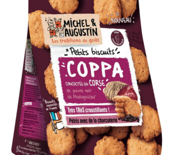 MICHEL & AUGUSTIN – Petits biscuits sablés avec de la coppa 90g