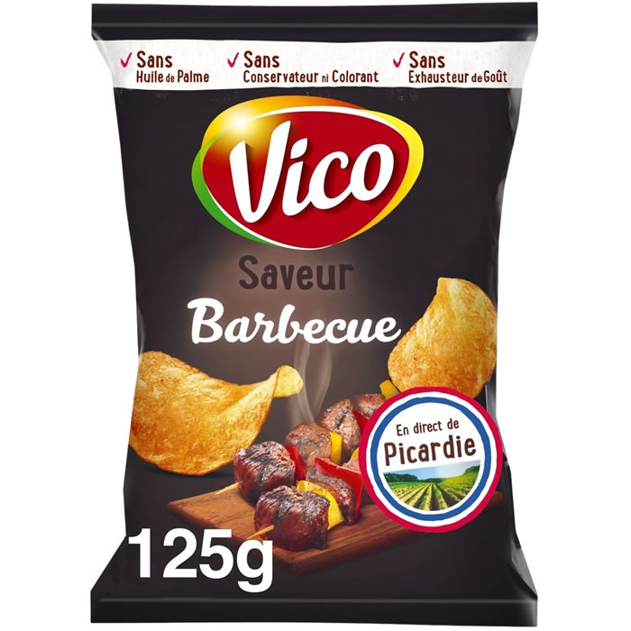 VICO - Chips saveur barbecue 125g