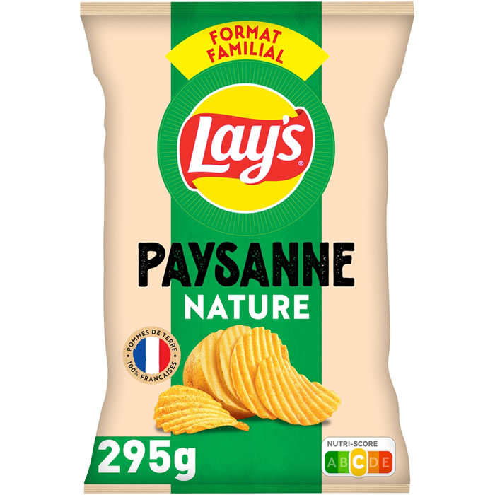 LAY'S - Chips paysannes nature 295g