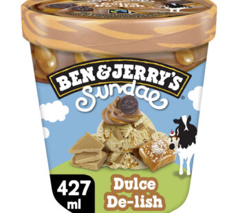 BEN & JERRY&rsquo;S Sundae – Crème glacée au chocolat et caramel
