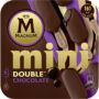MAGNUM Double - Mini bâtonnets glacés au chocolat noir 6x47,5g