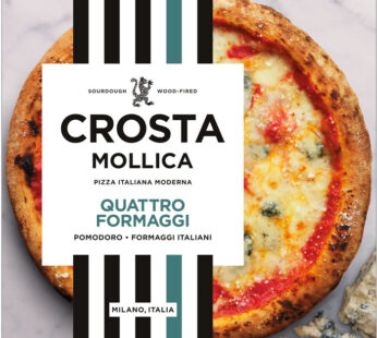 CROSTA & MOLLICA – Pizza 4 fromages au levain (465g)