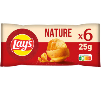 LAY&rsquo;S – Chips nature 6x25g