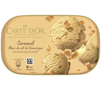 CARTE D&rsquo;OR – Crème glacée au caramel à la fleur de sel