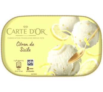 CARTE D&rsquo;OR – Crème glacée au citron de Sicile