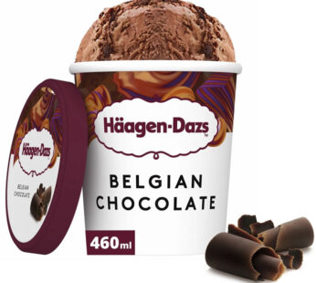 HÄAGEN-DAZS – Crème glacée à la vanille et chocolat belge