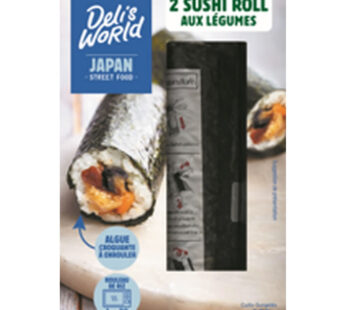 DELI&rsquo;S WORLD – Sushi roll aux légumes 200g