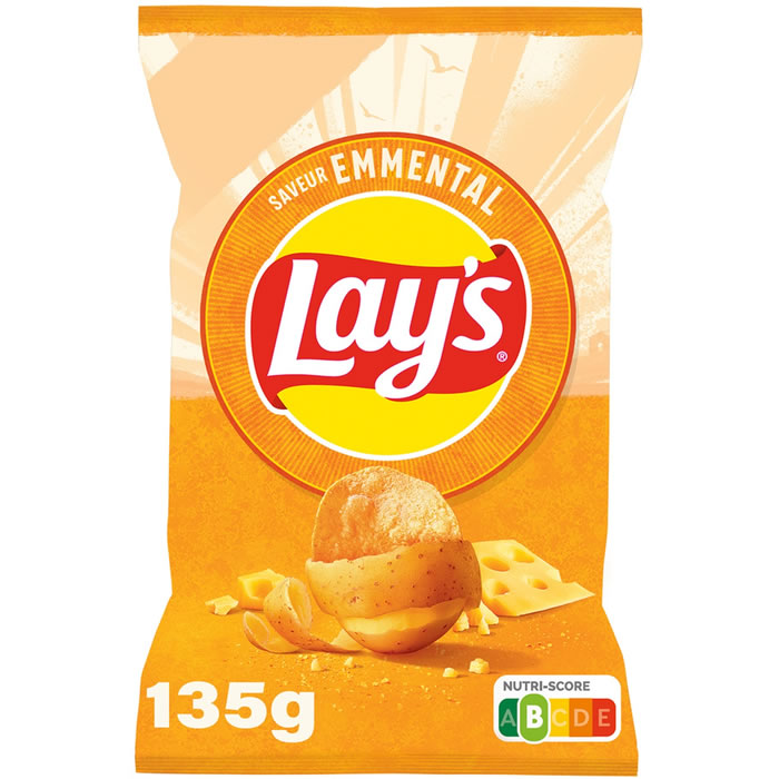 LAY'S - Chips saveur emmental 135g