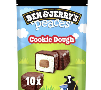 BEN & JERRY&rsquo;S Peaces – Bouchées de crème glacée à la vanille et cookie dough