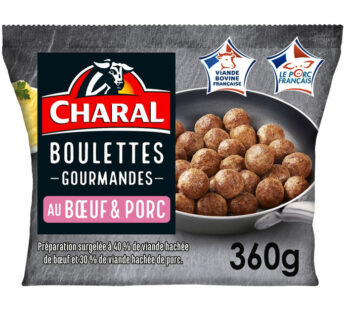CHARAL – Boulettes de boeuf et porc 360g