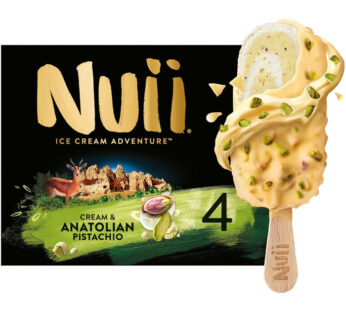 NUII – Bâtonnets glacés à la pistache, chocolat blanc et crème 4x71g