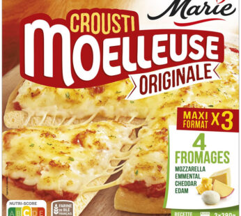 MARIE CroustiMoelleuse Originale – Pizza 4 fromages 3x390g