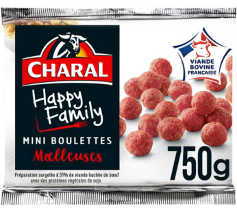 CHARAL – Minis boulettes au boeuf 15% M.G 750g