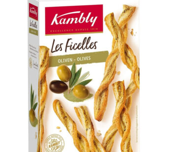 KAMBLY Ficelles aux olives vertes et noires 100g