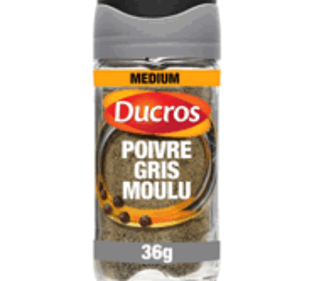DUCROS Poivre gris moulu n°7 classique 36g