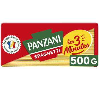 PANZANI Les 3 Minutes Spaghetti cuisson rapide 500g