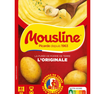 MOUSLINE – Purée de pommes de terre nature 8 x 130g