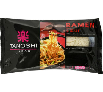 TANOSHI Japon – Nouilles ramen au bœuf 360g
