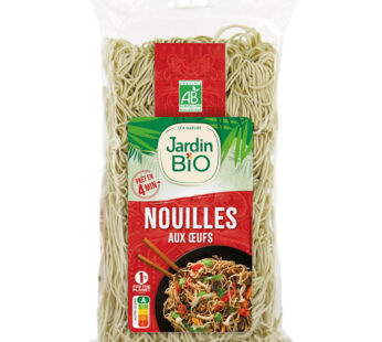 JARDIN BIO Nouilles chinoises instantanées aux oeufs bio 270g