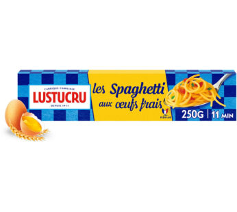LUSTUCRU Spaghetti aux oeufs frais 250g