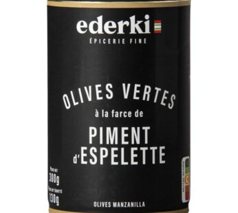 EDERKI – Olives farcies au piment d&rsquo;Espelette 130g