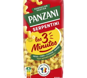 PANZANI Serpentini cuisson rapide 3 minutes 500g