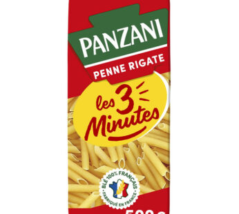 PANZANI Les 3 Minutes Penne cuisson rapide 3 minutes 500g