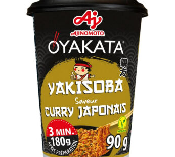 AJINOMOTO Oyakata – Nouilles sautées Yakisoba au curry japonais 90g