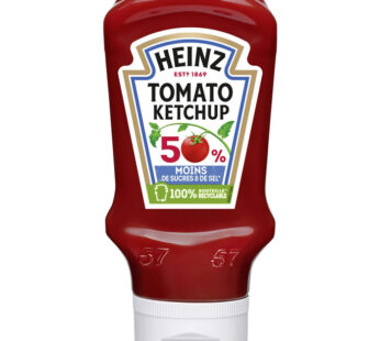 HEINZ – Ketchup allégé en sucres – 435g
